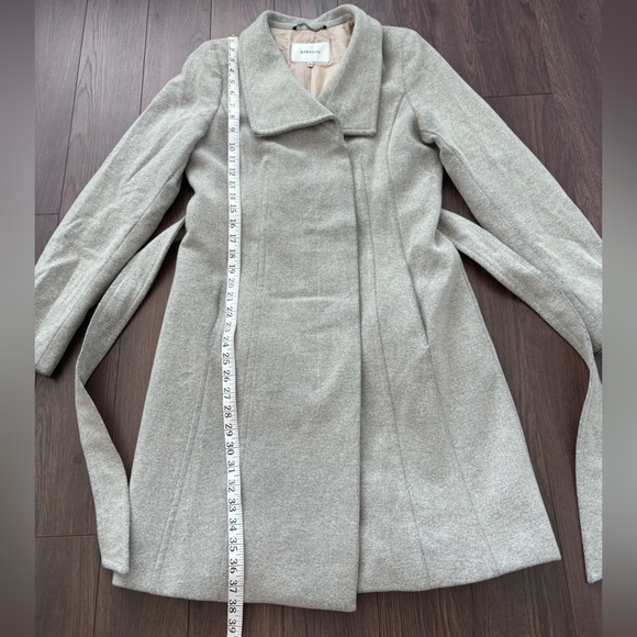 ARITZIA Babaton Portfolio Double Face Coat Grey Wool Cashmere Medium GUC - Picture 7 of 17